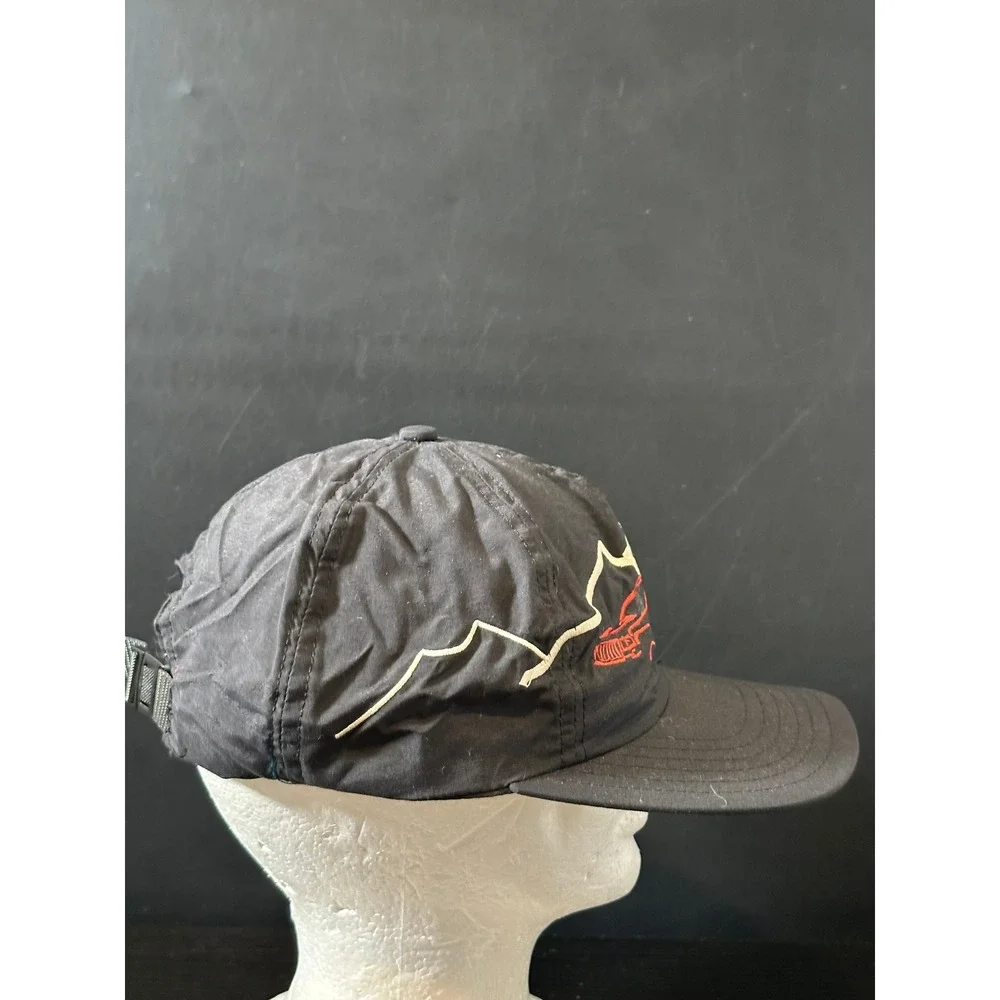 Vintage Jeep The Legend Continues Cherokee Mountain‎ Embroidered Black Hat Cap